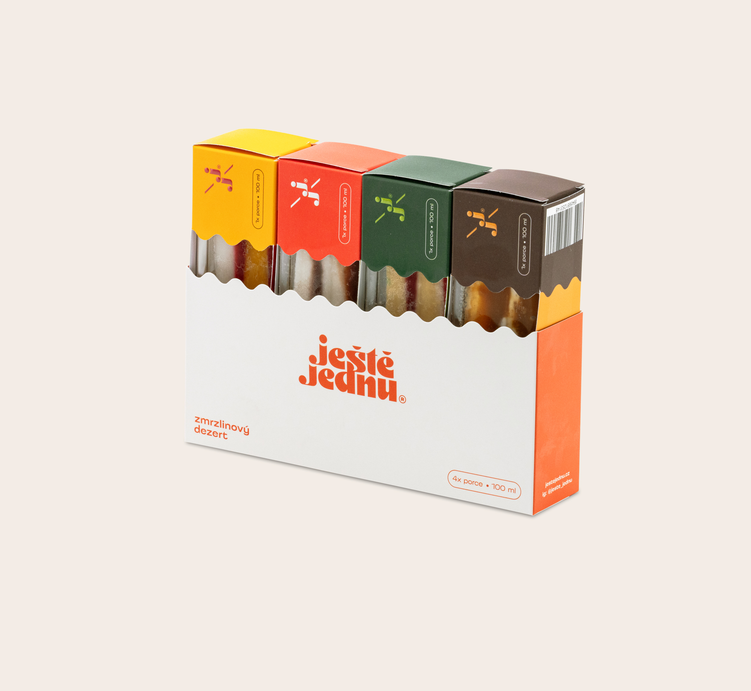 Zmrzlinový dezert MIX 4 x porce