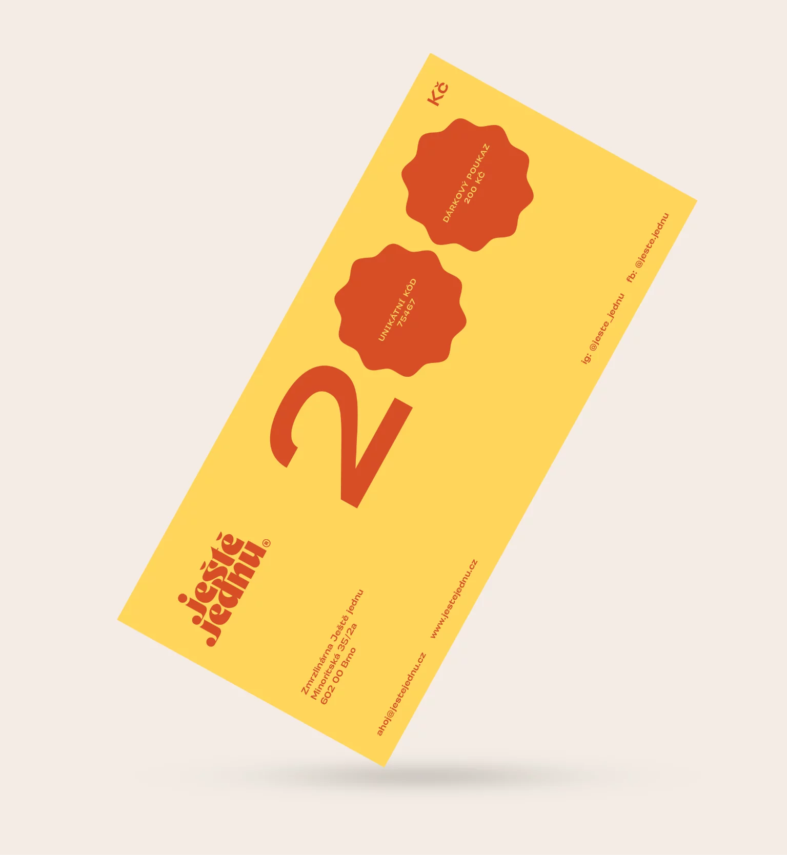 Elektronický voucher 200 Kč